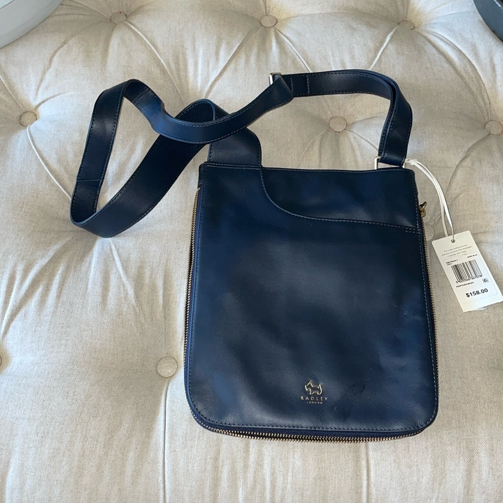 NWT navy Radley crossbody